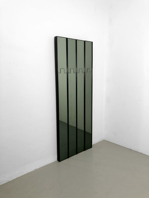 Wall Mirror and Coat Rack “Gronda” – Luciano Bertoncini for Elco – 1970s _ SP059