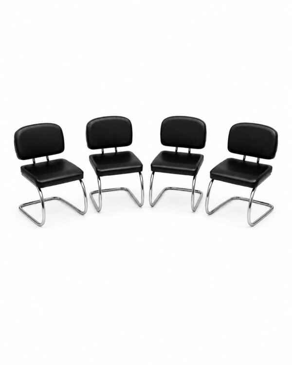 Set of 4 “Cantilever” Chairs, Italy 1970s _ S045